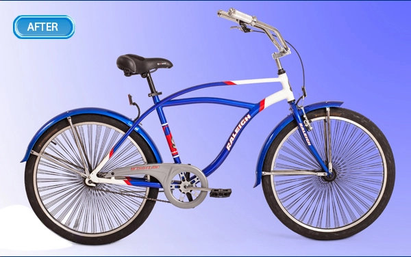 super complex bicycle clipping path service